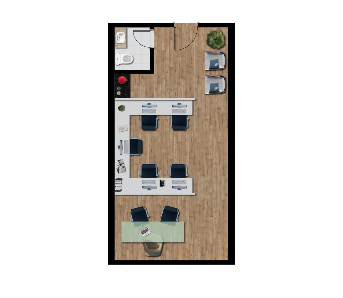 Sala 35 m²